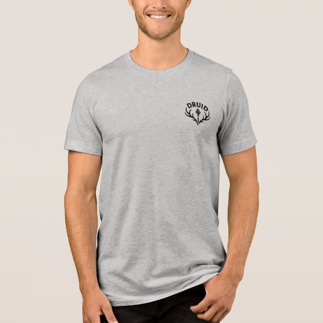 Druide Tri-Blend Shirt (Vorderseite)