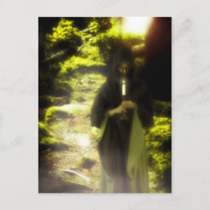 Druiden im Wald Postkarte