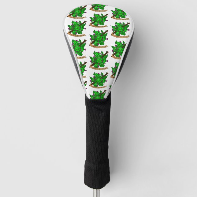 Druiden-Würfel Golf Headcover (Vorderseite)