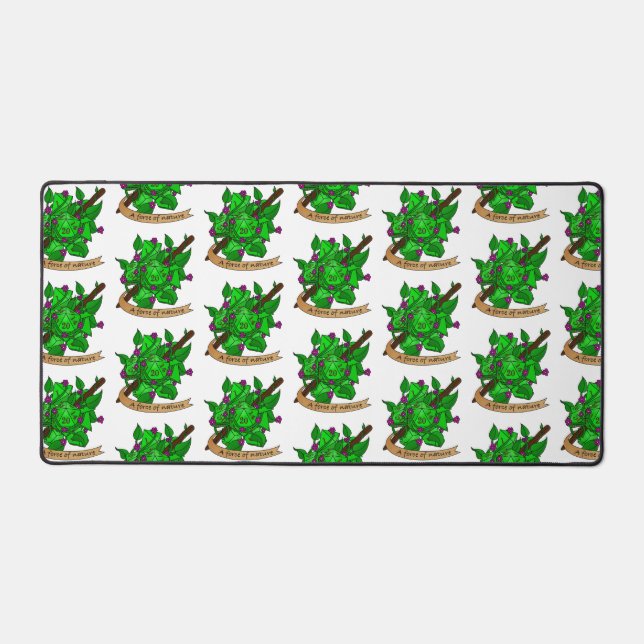 Druiden-Würfel Schreibtischunterlage (Vorderseite)