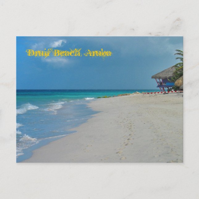 Druif Beach Aruba Postcard Postkarte (Vorderseite)