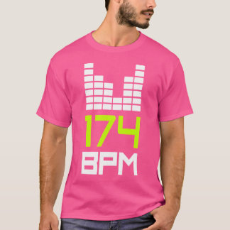 Drum and Bass 174 BPM Dnb Music Liquid Dschungel E T-Shirt