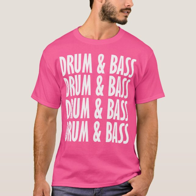 Drum and Bass Music Liquide Dschungel Edm Cool Dru T-Shirt (Vorderseite)