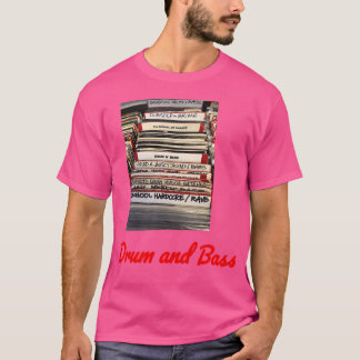 Drum and Bass Vinyl Music Shirt für Damen und Herr