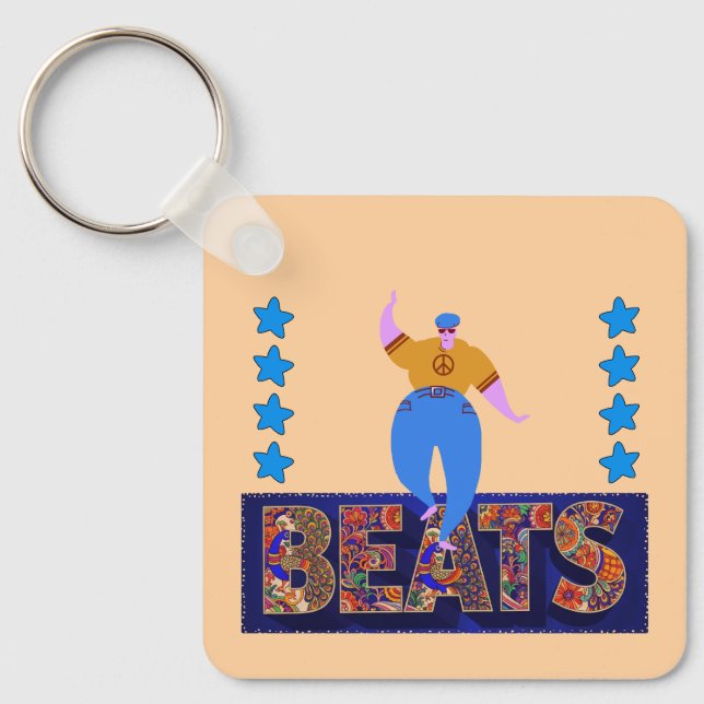 drum beats schlüsselanhänger (Vorderseite)
