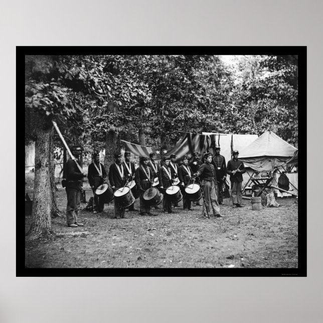 Drum Corps in Bealeton, VA 1863 Poster (Vorne)