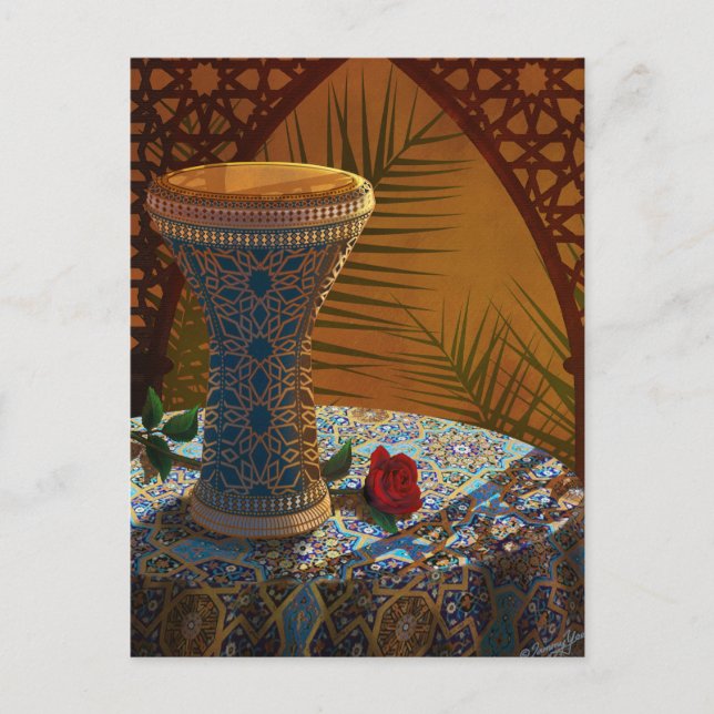 Drum Dance Live! Postkarte (Vorderseite)