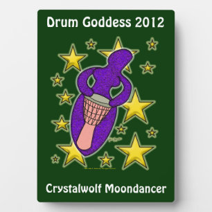 Drum Goddess Plaque Fotoplatte
