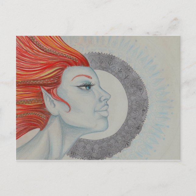 Drum Goddess Postkarte (Vorderseite)