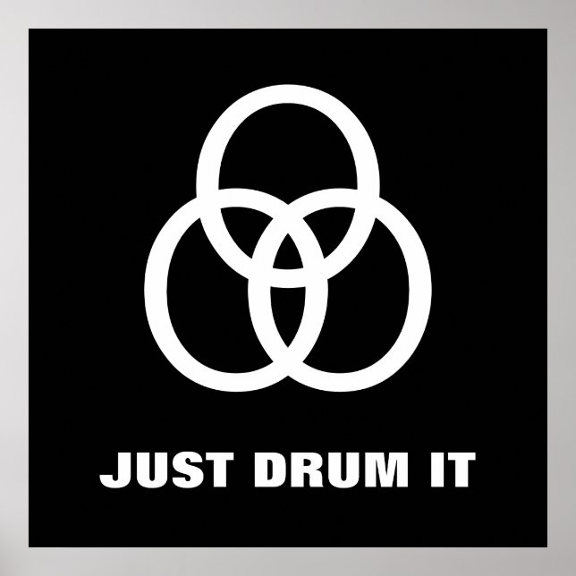 ~Drum it~ POSTER, TRINITY, CUSTOMIZE IT! Poster (Vorne)