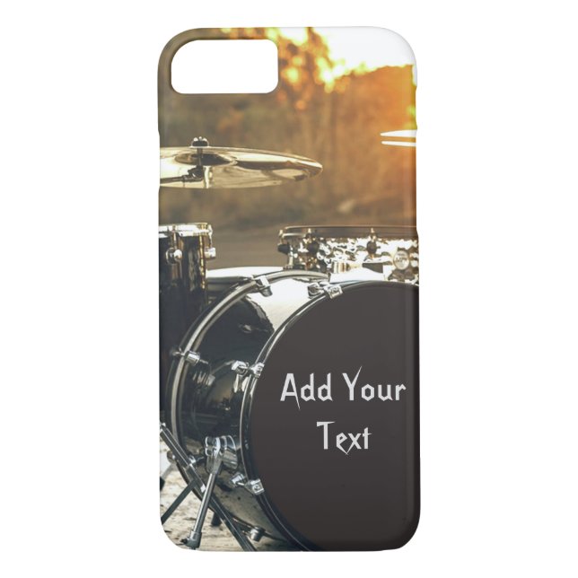 Drum Kit Drummer Rock personalisieren Case-Mate iPhone Hülle (Rückseite)