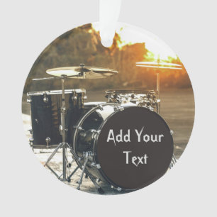 Drum Kit Drummer Rock personalisieren Ornament