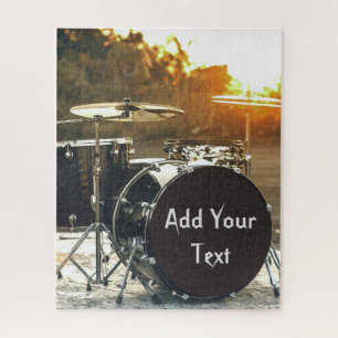 Drum Kit Drummer Rock personalisieren Puzzle