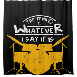 Drum Kit Drummer S | Niedlicher Decken Duschvorhang