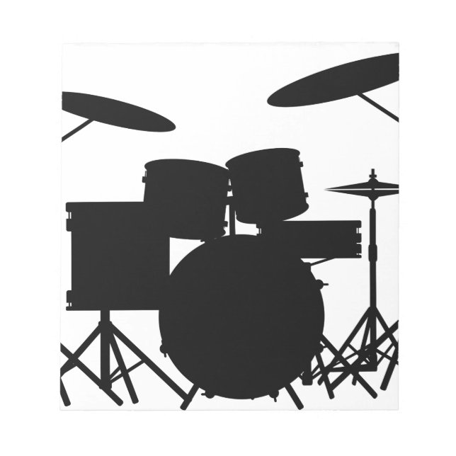 Drum Kit Notizblock (Vorderseite)