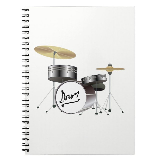 Drum Kit Notizblock (Vorderseite)