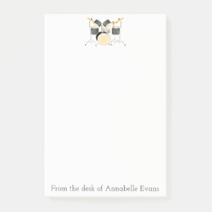 Drum Kit personalisieren Post-it Klebezettel