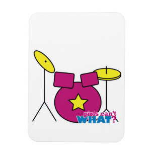 Drum Kit - Rosa Magnet