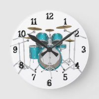 Drum Kit: Wall Clock