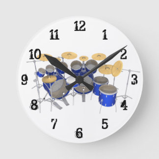 Drum Kit: Wall-Uhr Runde Wanduhr