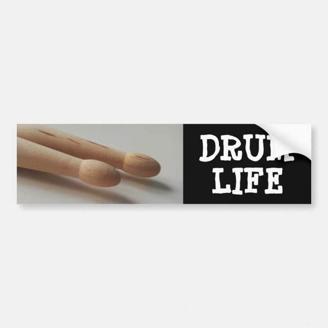 Drum Life Drummer Drumsticks Cool Autoaufkleber (Vorne)