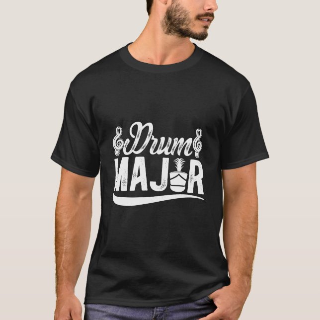 Drum Major Marching Band Best Drum Major T-Shirt (Vorderseite)