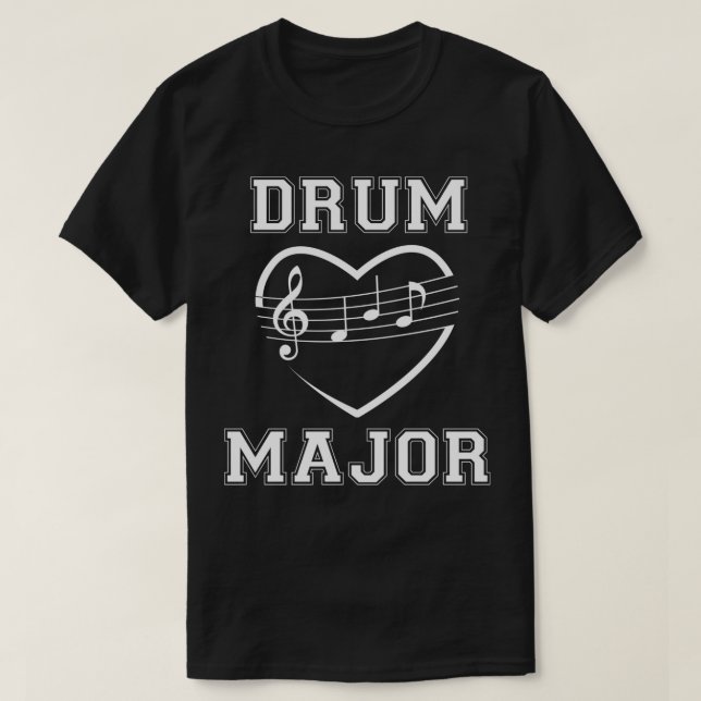 Drum Major Marching Band T-Shirt (Design vorne)