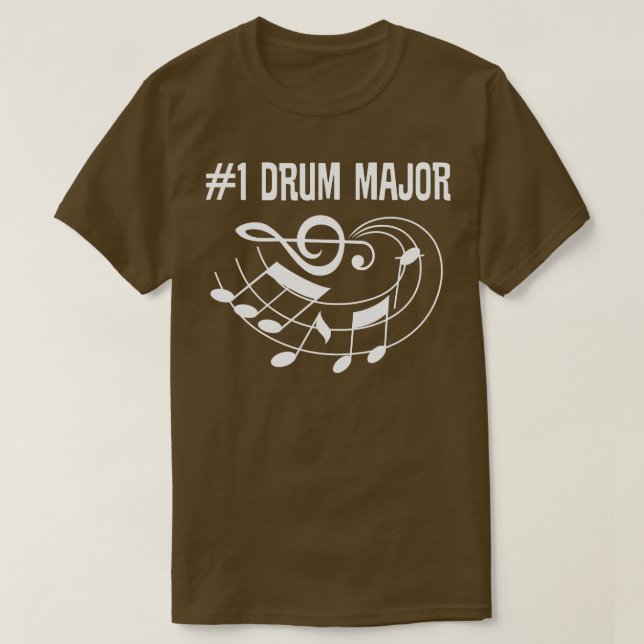 Drum Major Marching Zitat T-Shirt (Design vorne)