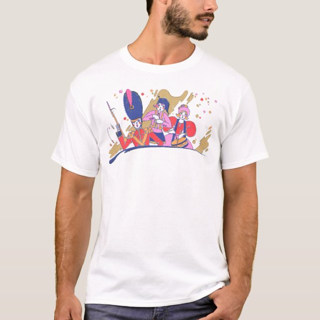 Drum Major mit Zombie-Crew T-Shirt (Vorderseite)