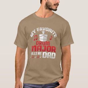 Drum Major nennt mich Papa-Design für eine Drum Ma T-Shirt