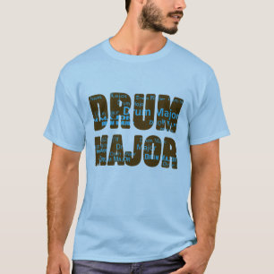 Drum Major-Schriftart T-Shirt