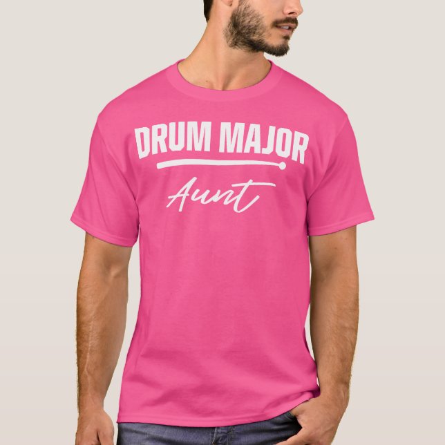 Drum Major Tante Marching Band T-Shirt (Vorderseite)