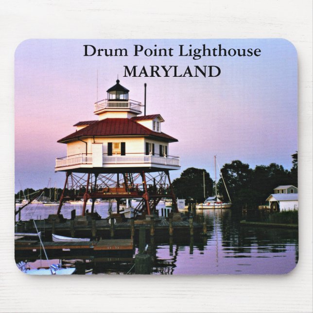Drum Point Lighthouse, Maryland Mousepad (Vorne)