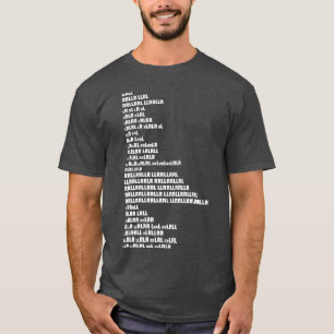 Drum Rudiments Drummer RRLL T-Shirt