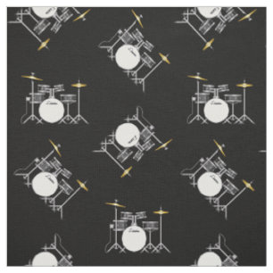 Drum Set Band Musical Musical Room Decke Stoff