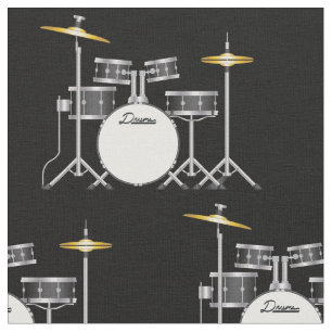 Drum Set Band Musical Musical Room Decke Stoff