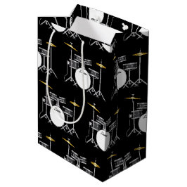 Drum Set Drummer Band Lehrer Musiker Mittlere Geschenktüte