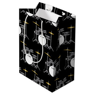 Drum Set Drummer Band Lehrer Musiker Mittlere Geschenktüte