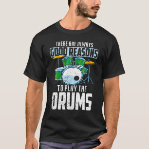 Drum Set Drummer Drums Player Schlagzeug Music Dr. T-Shirt