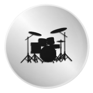 Drum Set Music Design Keramikknauf