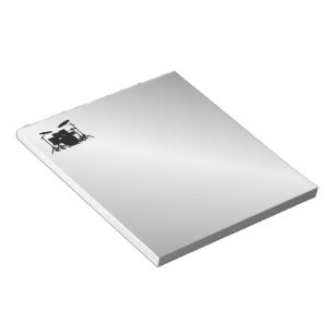 Drum Set Music Design Notizblock