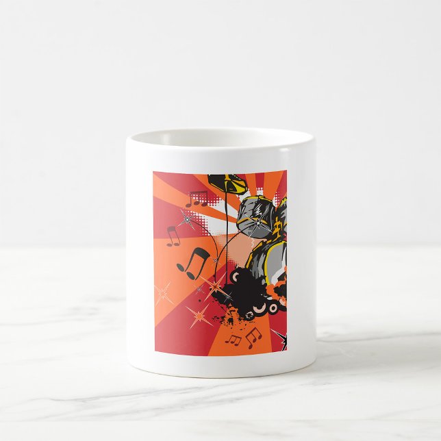 Drum Set Music Kaffeetasse (Von Creator hochgeladen)