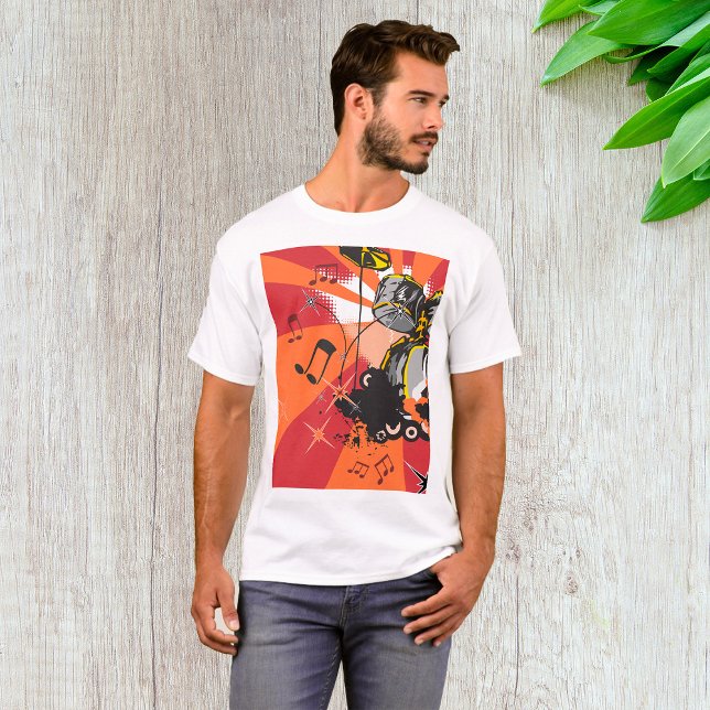Drum Set Music T-Shirt (Von Creator hochgeladen)