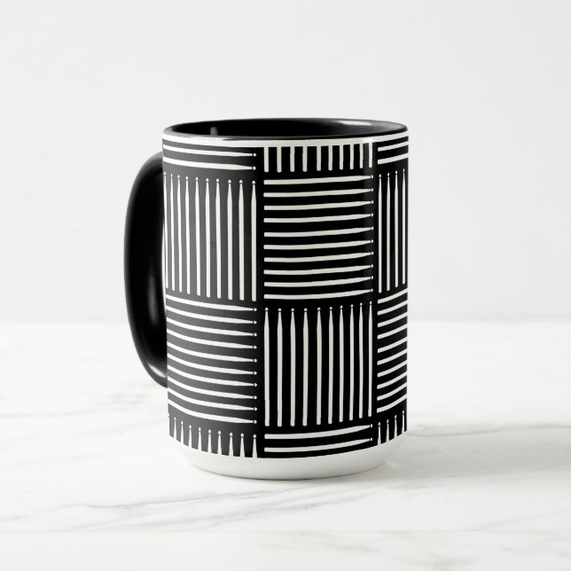 Drum Stick Crosshatch Tasse (Vorderseite Links)