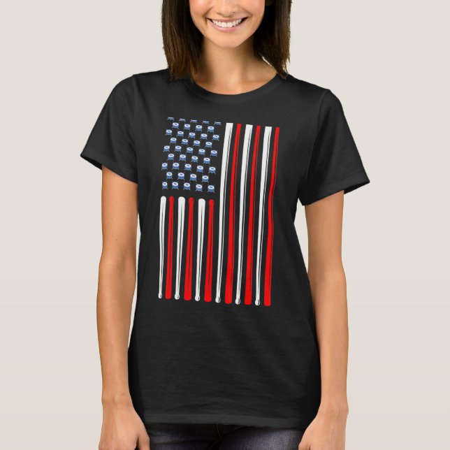 Drum Sticks Shirt Drummer Drumming Shirt Men Percu (Vorderseite)