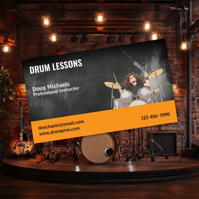 Drum Teacher | Lessons Visitenkarte (Von Creator hochgeladen)