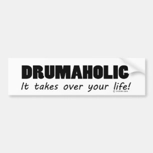 Drumaholic Life Autoaufkleber