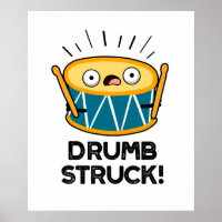 Drumb Struck Funny Drummer Drum Pub