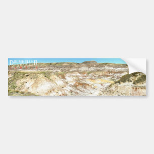 Drumheller Alberta Kanada Landschaftsaufkleber Autoaufkleber