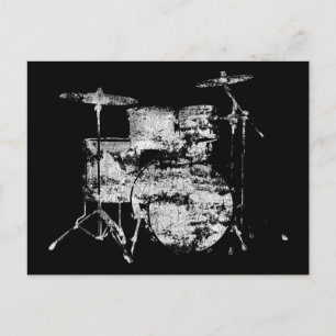 Drumkit Postkarte